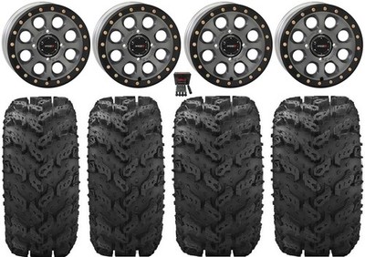 System 3 SB-7 14'' Wheels Ti (4+3) 26'' Reptile Tires Can-Am Commander Maverick