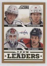 2013-14 Score Team Leaders Gold Matt Hendricks Alex Ovechkin Braden Holtby 0l7x