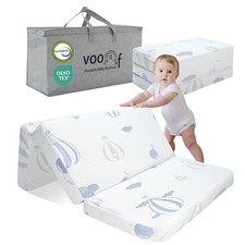 Trifold Pack and Play Mattress - 38"x26" Pack N Play Mattresses Pad with Brea...
