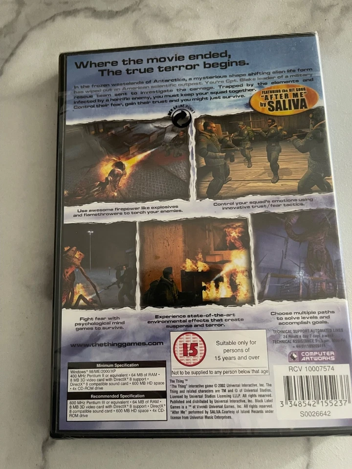 The Thing PC CD-ROM Horror Game Brand New & Sealed - Image 2 of 4