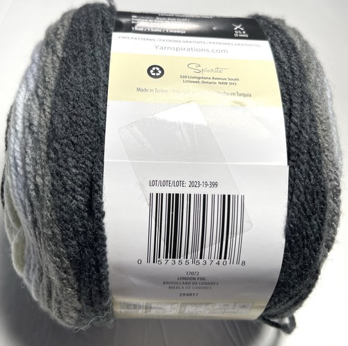 YARNSPIRATION CARON CAKES 1PK. LONDON FOG . I Combine Ship, See Details - Picture 3 of 5