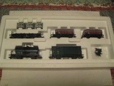 Märklin H0 47877 Sncb Nmbs Vieux Temps Belge 5 Voiture Freight Set en Original