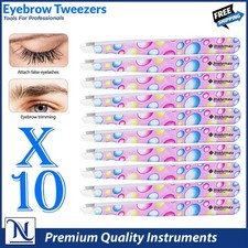 Professional Eyebrow Tweezers Stainless-Steel Hair Beauty Tweezers Plucker