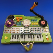VTech KidiJamz DJ Music Studio Piano Keyboard Headphones Green Works Great