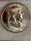 Franklin Half Dollar 1962-D 50C 90% Silver Uncertified KM#195 Denver (256)