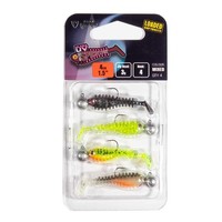 Fox Rage Micro Spikey Mixed Uv Loaded 4Cm 3G Gummifisch-Set