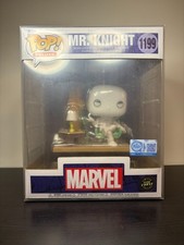 Funko Pop Mr. Knight 1199 CHASE GLOW Moon Knight Marvel Disney MCU w Protector
