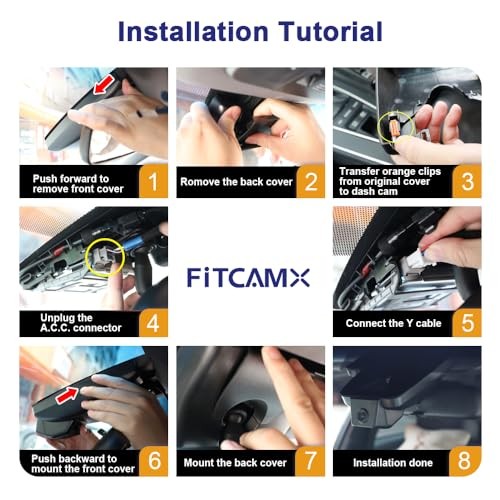 4K Dash Cam Suitable for Lexus TX 2024-2025 TX 350 TX 500h Front 4K Only - Picture 6 of 7
