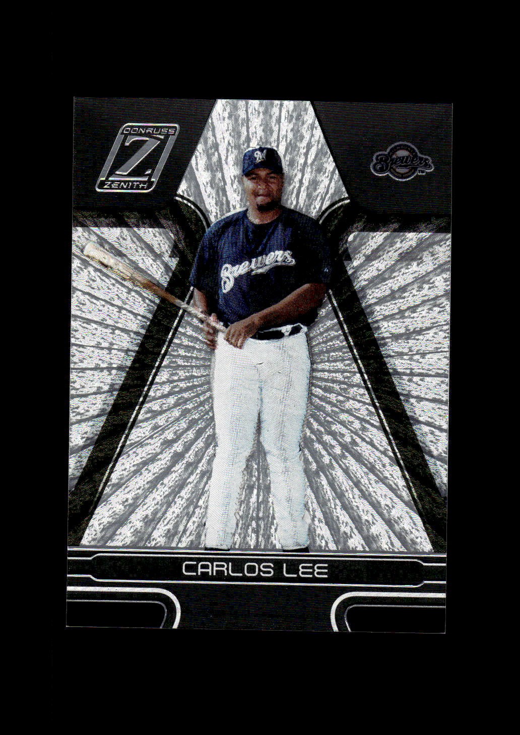 2005 Donruss Zenith Museum Collection #23 Carlos Lee Milwaukee Brewers