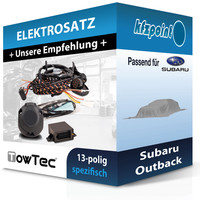 für Subaru Outback 10.1998-08.2003 Towtec E-Satz 13Polig Fahrzeugspezifisch NEU