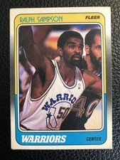 1988 Fleer Golden State Warriors Ralph Sampson Basketball Card #49