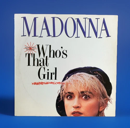 Madonna-Who's That Girl 12" Vinyl Maxi Single 45 RPM EP/LP 1987! OG (G)