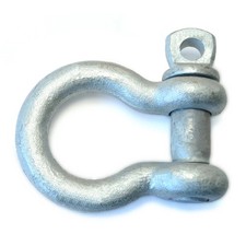 1/2" Galvanized Steel Screw Pin Anchor Shackle 1 pcs.