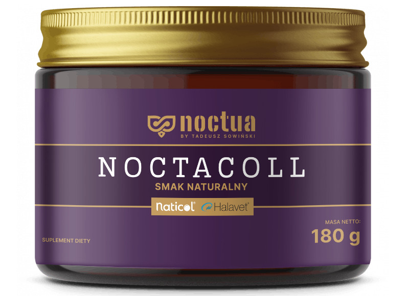 NOCTUA NoctaColl 180g - Senza sapore - Collagene Polvere Marino e Bovino