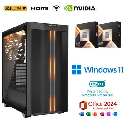 Gaming PC Ryzen 9 9950X RTX 5070TI 500GB SSD 1000GB HDD 16GB RAM Windows 11