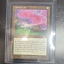 Wizards Memory Jar Urza's Legacy Regular Rare 129 Colorless Donato Giancola