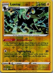 Luxray 044/159 Crown Zenith Reverse Holo Rare