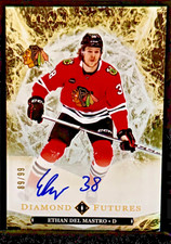 2024-25 UD Black Diamond Futures Autographs Ethan Del Mastro 89 /99 #BDF-ED