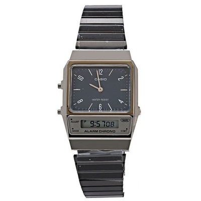 New Casio wristwatch CASIO CLASSIC AQ 800EB 2A navy gunmetal men's CASIO from JA