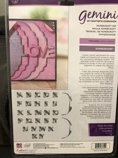 Crafter's Companion Gemini Expressions Metal Cutting Die-Right -Fold Alphabet