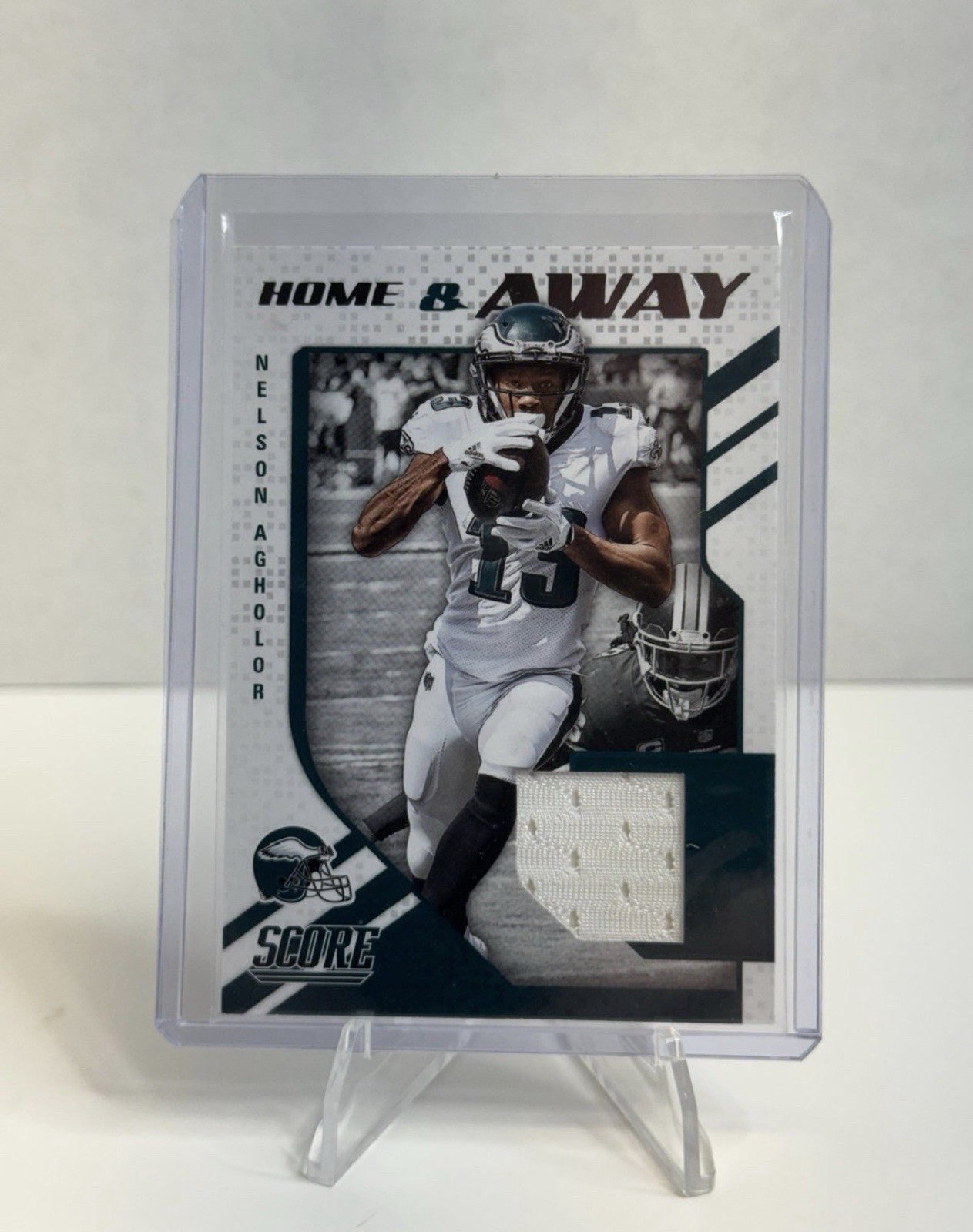 Nelson Agholor Patch +1 Eagles USC Patriots Ravens Raiders NFL NCAA 2018 Score