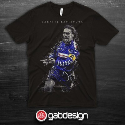 T-Shirt Batistuta Legende Fußball Argentinien Florentiner
