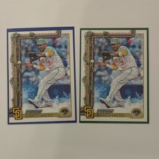 Topps Manny Machado San Diego Padres Holiday Baseball Trading Card Lot 2 Cards