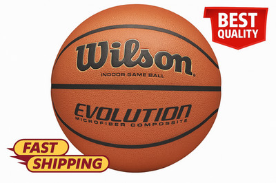 Wilson Evolution Basketball 29.5  Size 7 Official Indoor Game Ball NEW