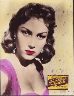 Gangster Rauschgift und Blondinen Aushangfoto /Filmplakat sexy Juliette Gréco