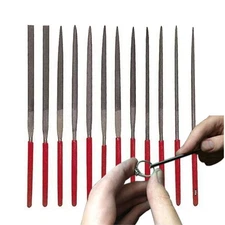 File Needle set 12 PC 5.5" Swiss Pattern NEEDLE FILE Cut 2, Sculptors Jeweler