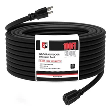 100ft Extension Cord 3 Prong Heavy Duty Power Cable