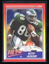 1990 Score Keith Jackson #588 Football
