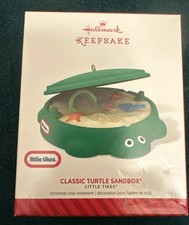 HALLMARK 2014 CLASSIC TURTLE SANDBOX LITTLE TIKES Toys Christmas ORNAMENT MIB