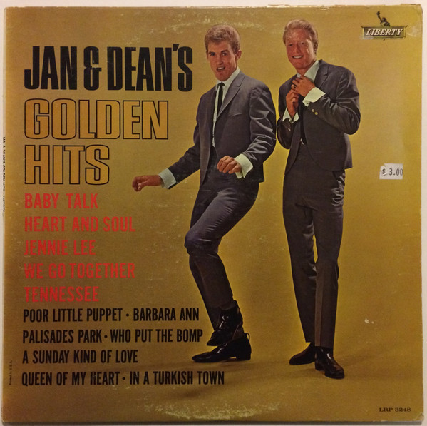 Jan & Dean - Jan & Dean's Golden Hits (LP, Comp) (Very Good Plus (VG+)) - 331963