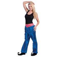 Haremshose Jasmin blau Orient Pumphose Bauchtänzerin Haremsdame Orientalin