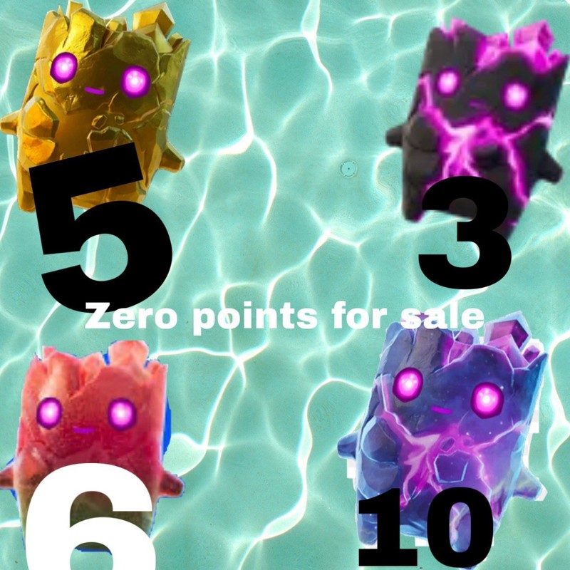 Zero Points Digital/In-Game Points for Sale - Quantity 3, 5, 6 or 10