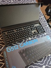 Logitech G512 Carbon Mechanical RGB Wired USB Keyboard Black EN QWERTY