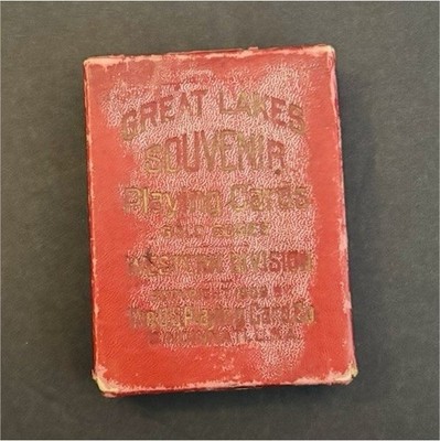 The U.S. Playing Card Co. Great Lakes Vintage Playing Cards Deck made in 1909