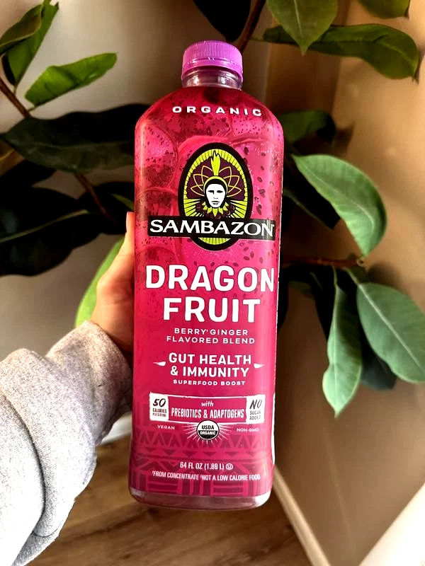 💖 Mezcla orgánica de frutas de dragón Sambazon - 3 X 64 fl oz ¡¡ENVÍO EL MISMO DÍA!!! Foto 2 de 3