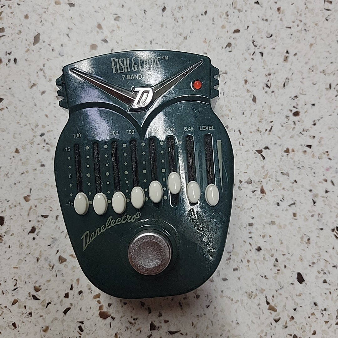 Danelectro DJ14 Fish & Chips 7 Band EQ Equalizer Guitar Effect