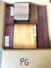 LARGE BOX LOT OF VARIOUS KILN DRIED TURNING  PEN BLANKS WOOD LUMBER LATHE PG