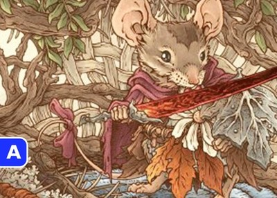 MTG Mabel Heir to Cragflame Bloomburrow Art Art Card  NM