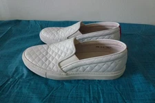 Del Toro Men's Slip On Quilted White Shoes Size 11