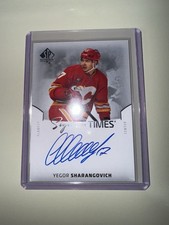 2025-26 UD SP Authentic Sign of the Times Yegor Sharangovich Auto