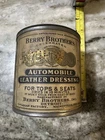Detroit Berry’s  Brothers Varnish Can Leather Dressing Automobile VTG Antique #2
