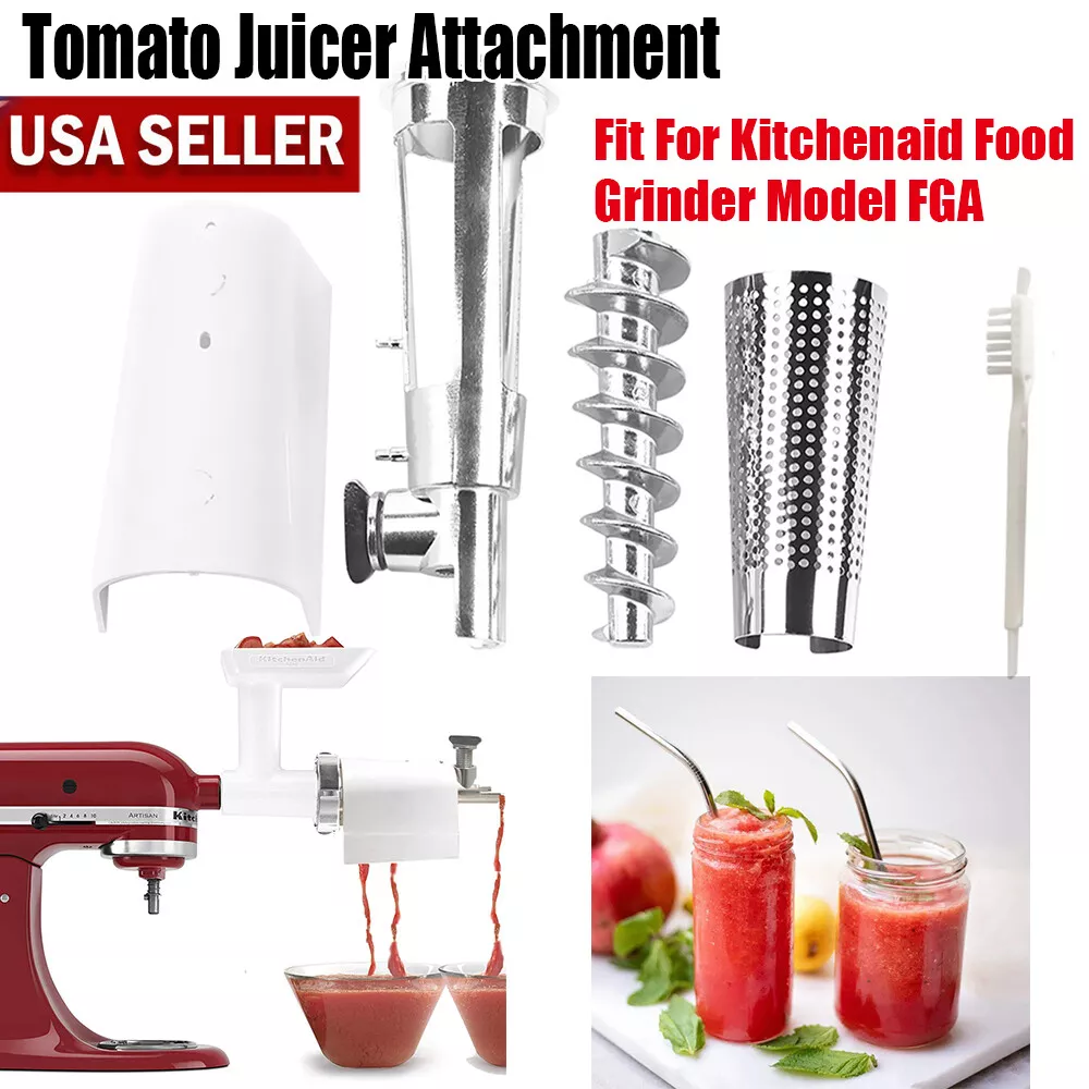 Tomato Juicer Attachment For Kitchenaid Grinder Model FGA Mixers