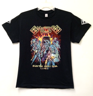 Machine Head CONCERT T-SHIRT Mens Medium 2022 ELECTRIC HAPPY HOUR