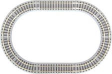 Rokuhan 1/220 Z Gauge Z Shorty Oval Set Rail Set G R081 From Japan
