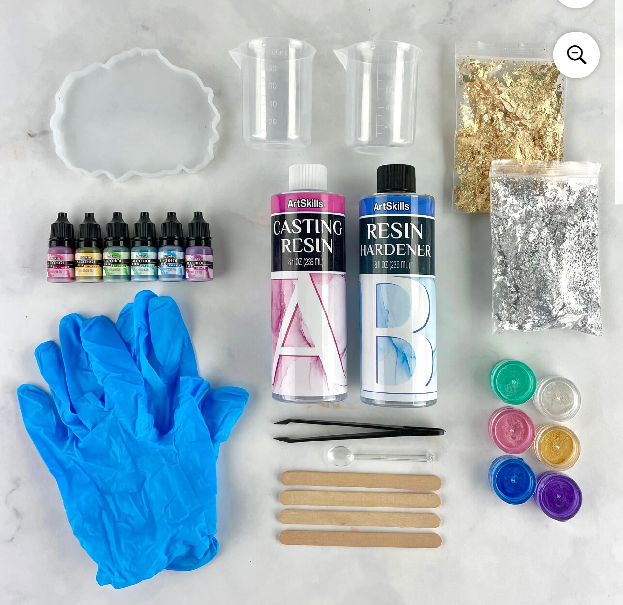 Artskills diy epoxy resin arts & crafts activity kit, 27 pieces