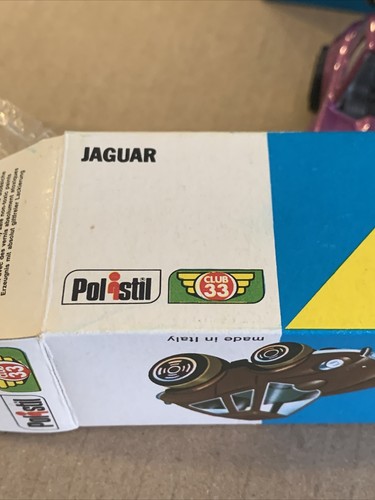 3 X MODELLINI AUTO CARICATURA JAGUAR V12 REALIZZATI DA POLISTIL 1976 - CLUB 33 MG. 33 - Foto 8 di 10